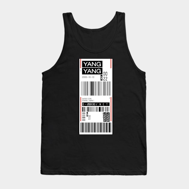 NCT's YANGYANG's TAG - RESONANCE Tank Top by Duckieshop